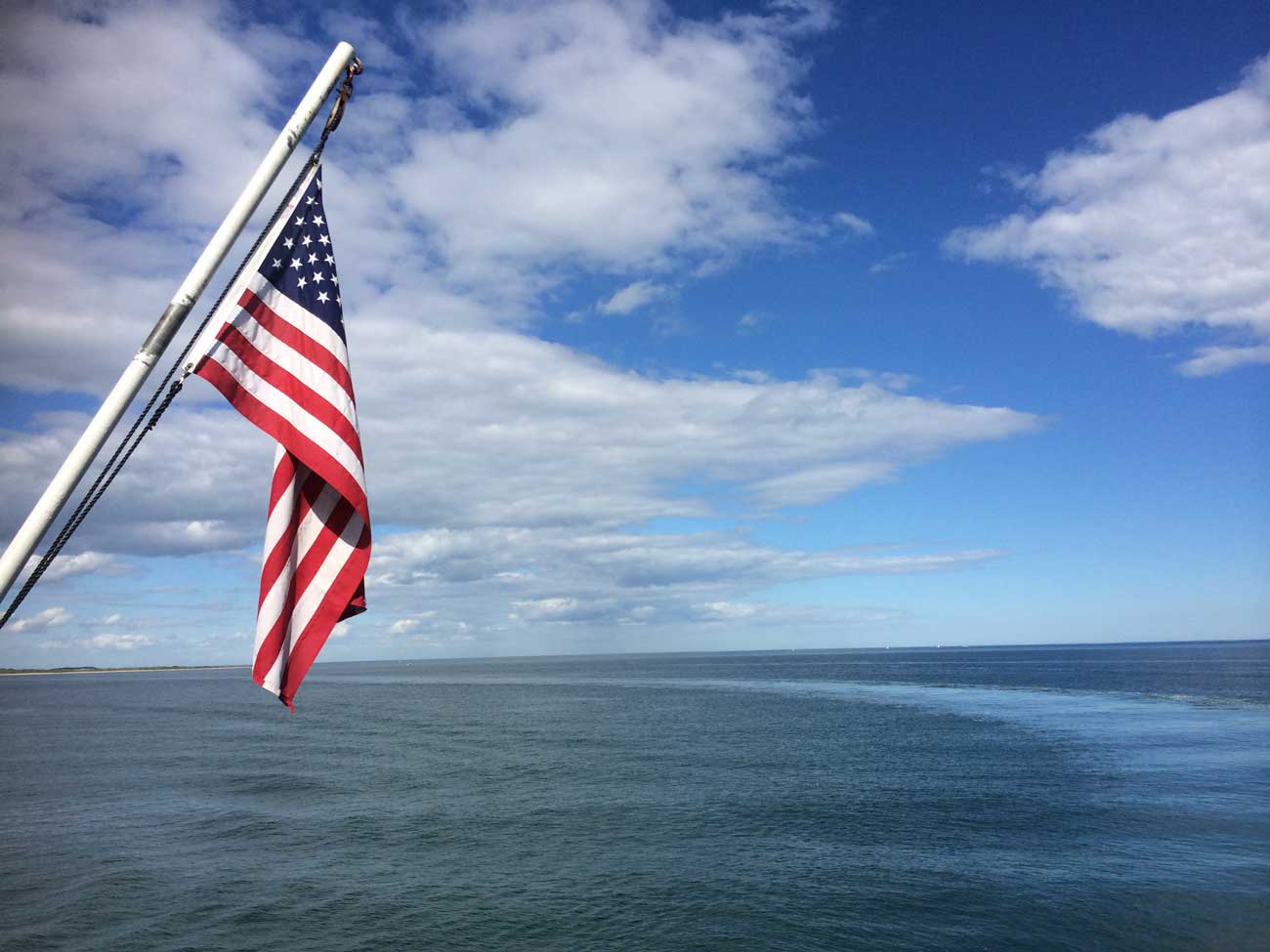 On the Water - Red White and Blue - July 4th in the Hamptons