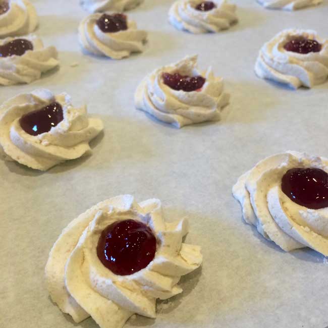 Amber Waves Whipped Shortbread with Pantigo Farm Beach Plum Jelly Amber Waves Whipped Shortbread with Pantigo Farm Beach Plum Jelly from Caroly's Kitchen at Mill House Inn
