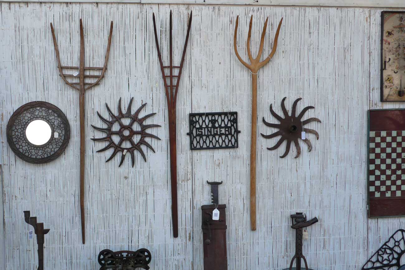 East Hampton Antiques Show - old tools
