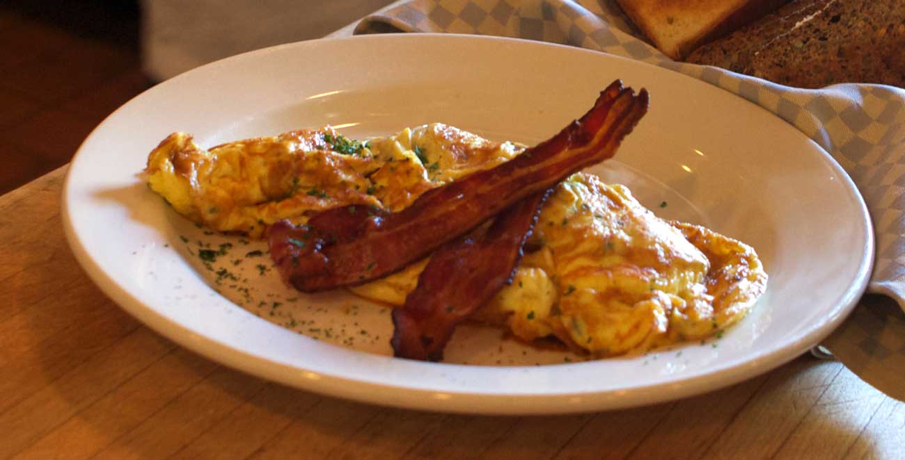 Cabot Creamery Omelet from Carolyn's Kitchen at the Mill House Inn, East Hampton NY