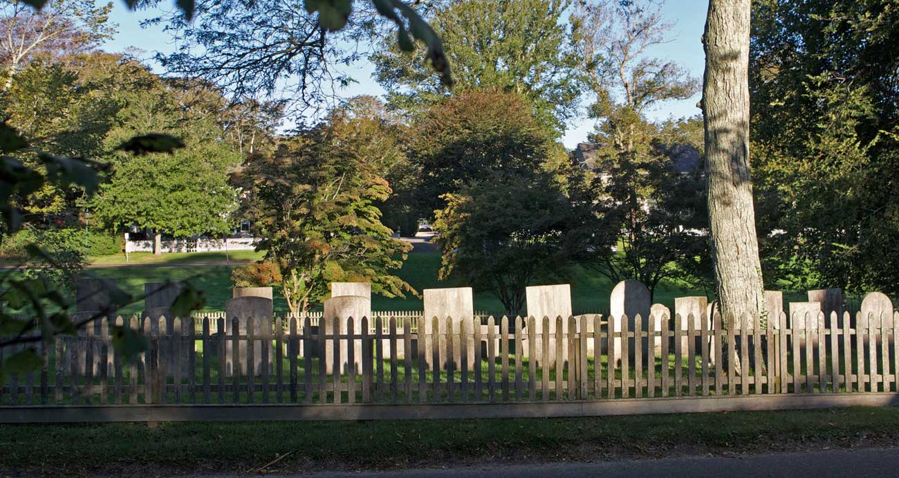 East Hampton's famous South End Burying Ground, East Hampton NY