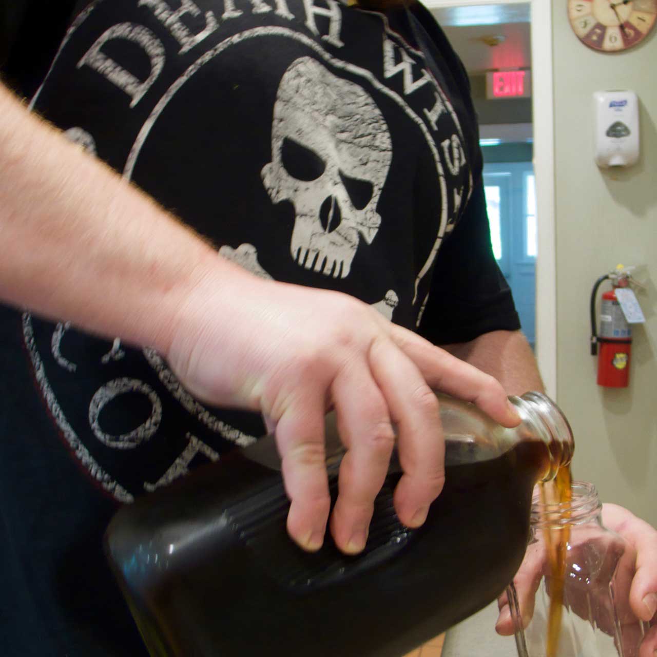 DD-06.26.16-Deathwish—2 Cold Brew Deathwish Coffee at the Mill House Inn, East Hampton NY