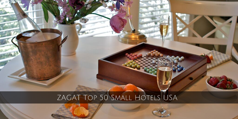 ZAGAT Top 50 Small Hotels USA