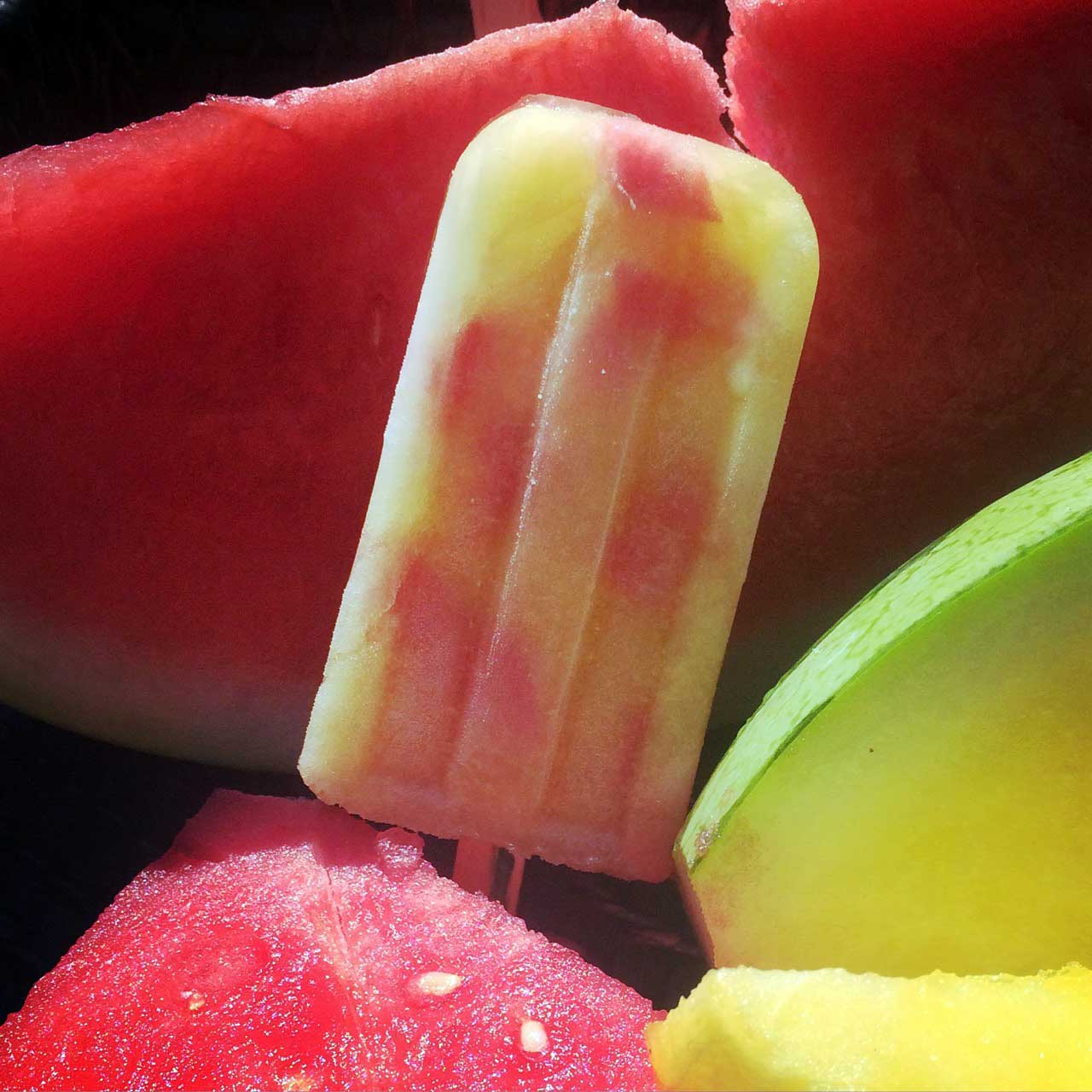 paletas—1 Hibiscus Lime Palettas (home made ice pops) from ‘Carolyn's Kitchen’ at the Mill House Inn, East Hampton NY