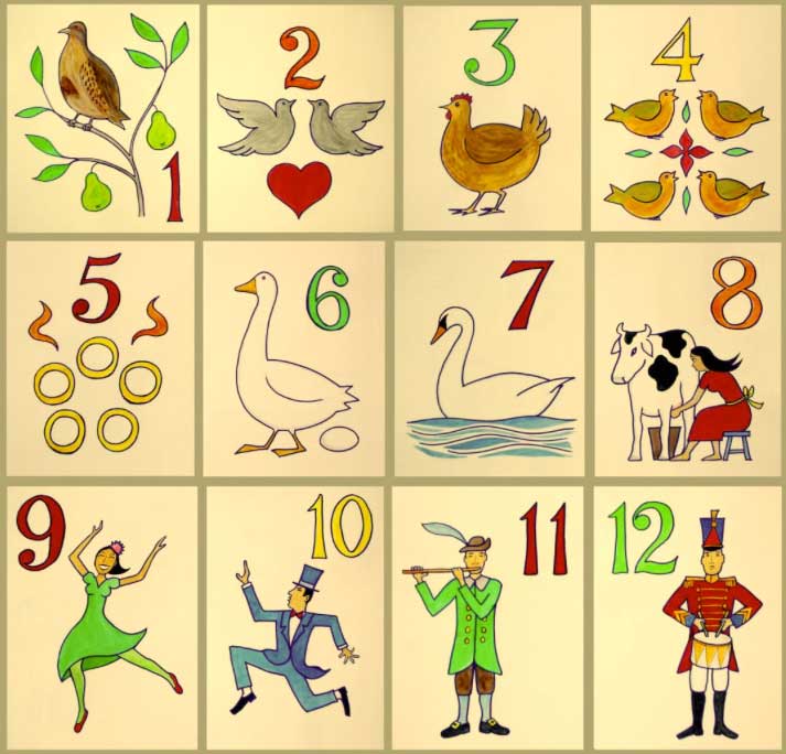 12 Days of Christmas - Thanks to Wikipedia