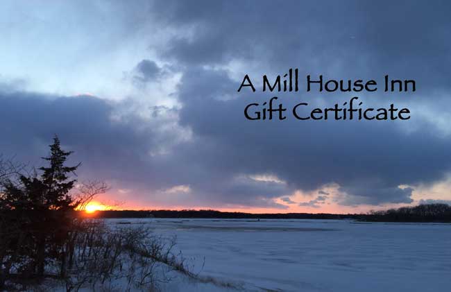 Mill House Inn Gift Certificate - Frozen Sunset