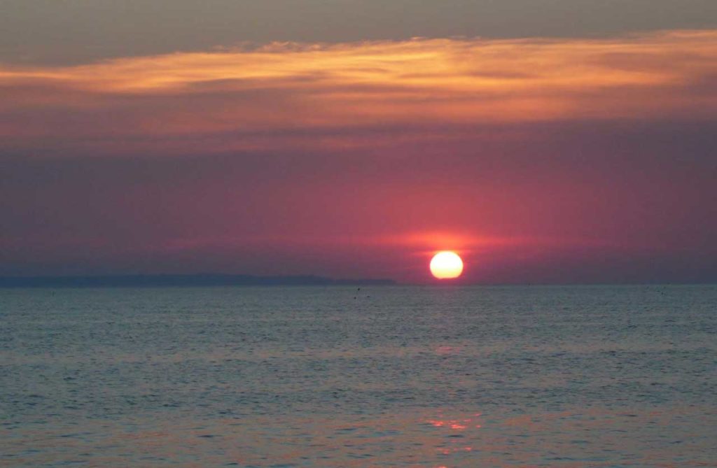 Image of a hamptons sunset