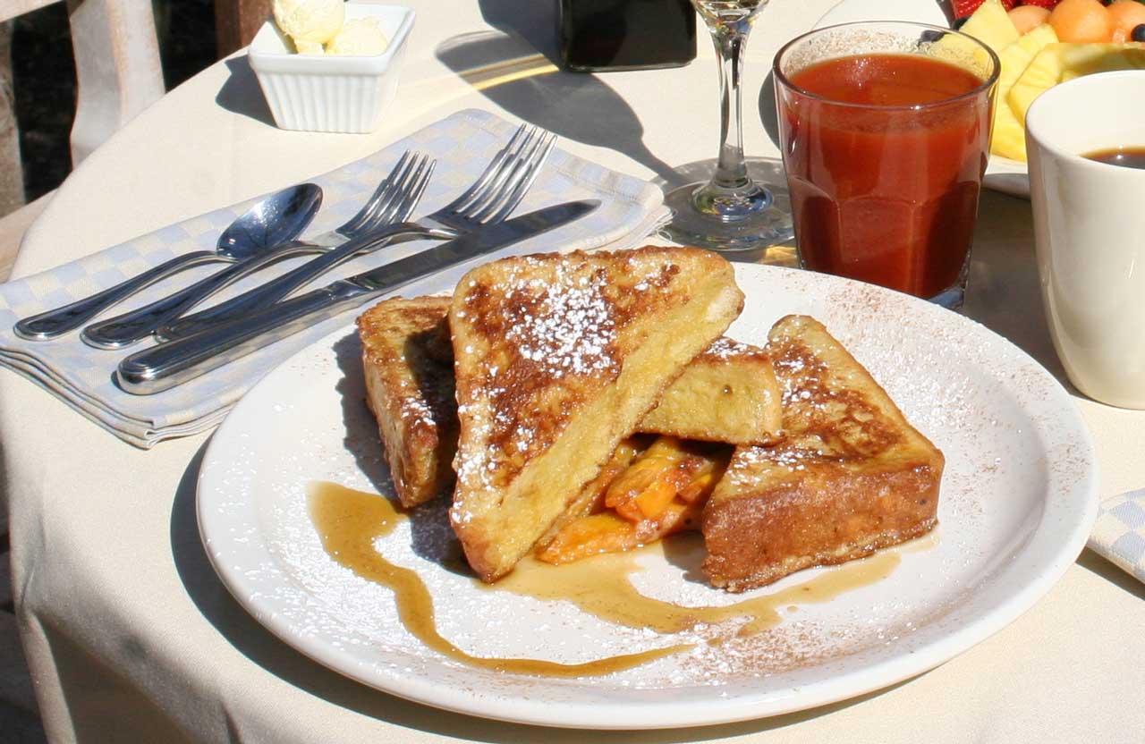 Image of French Toast for Breakfast at the Mill House Inn