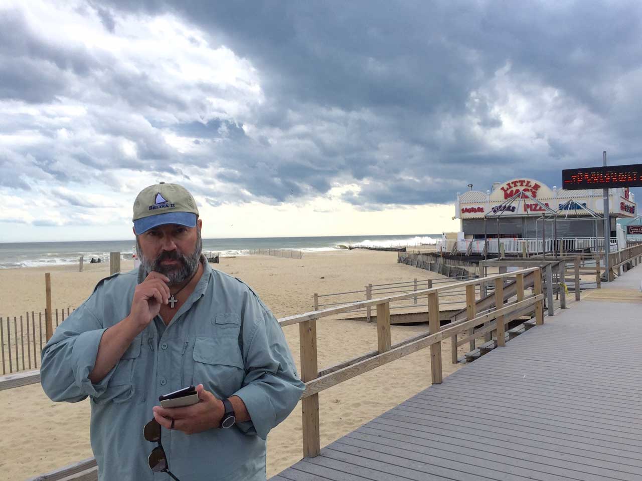Image of Gary Muller on the Jersey Shore, where he started his career