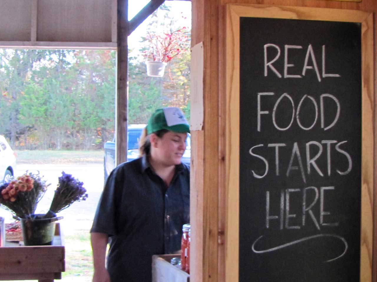 Real Food Starts Here – Chef Carolyn at Balsam Farm Image of Chef Carolyn at Balsam Farm