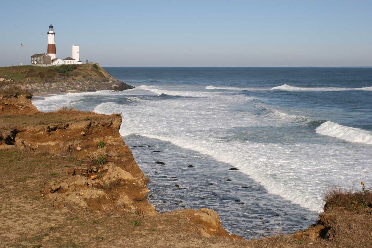 Image of Lighthouse on the Bluffs of Montauk NY