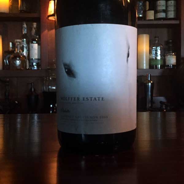 Image of Wolffer Estate Wine Label with White Horse ‘Claletto Cabernet Sauvignon 2005