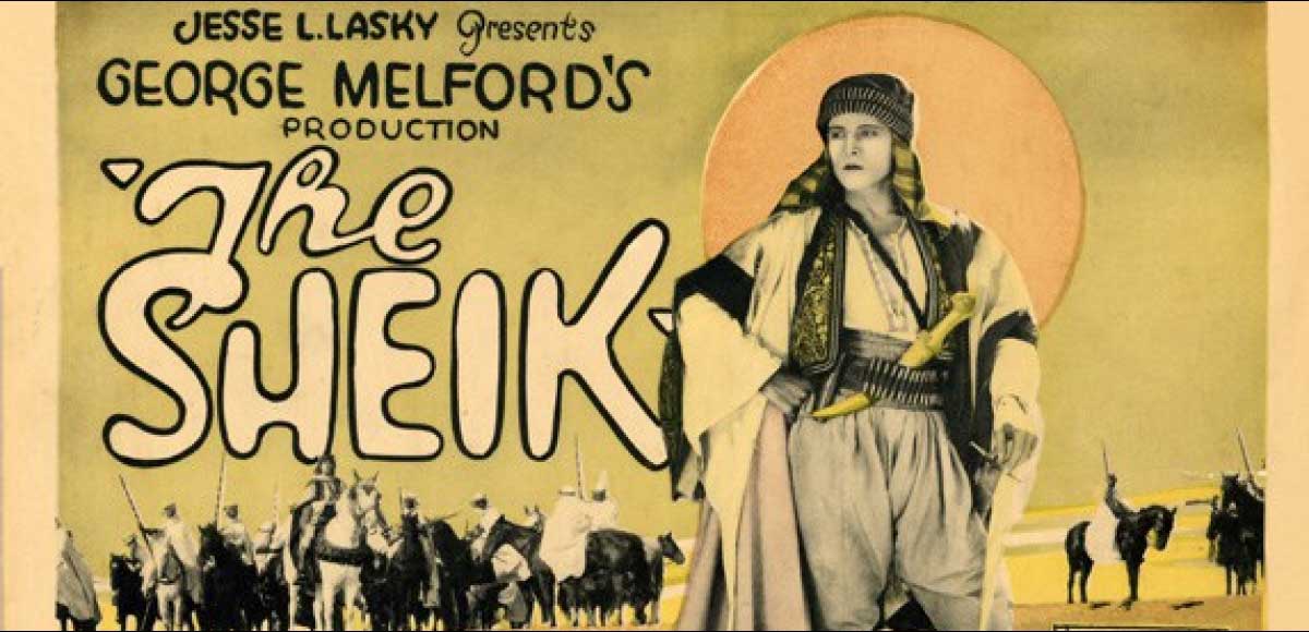 Poster from ‘The Sheik,’ 1921 Image of Poster from ‘The Sheik,’ 1921
