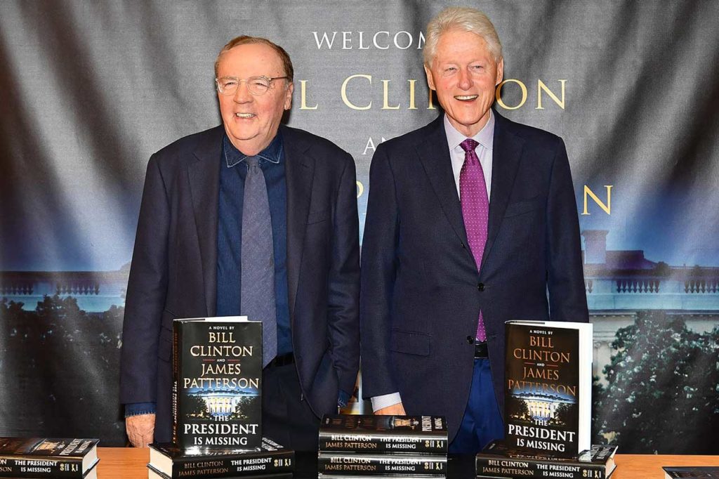 James Patterson and Bill Clinton (Image via New York Post)