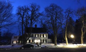 1770 House Winter Evening