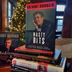 Anthony Bourdain - A Stack of His Books