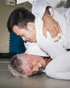 Anthony Bourdain Practicing Jiu Jitsu - The New Yorker