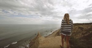 Quincy Davis on the Bluffs of Camp Hero, Montauk