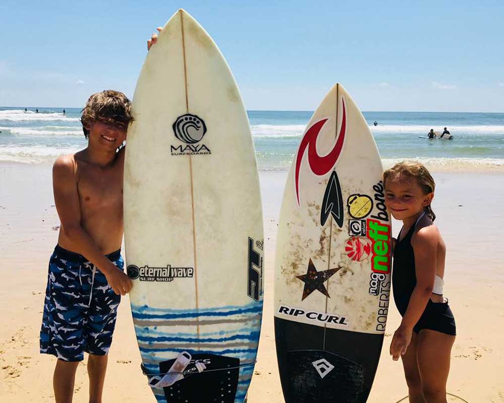 Young Surfers at Ditch Plains