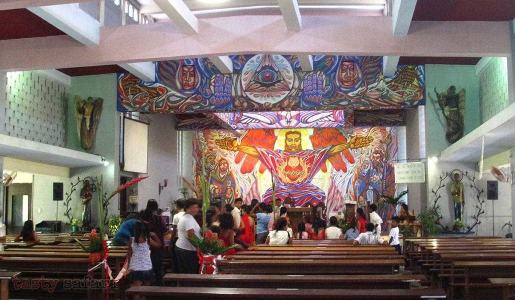Alfonso Ossorio Mural - The Angry Christ