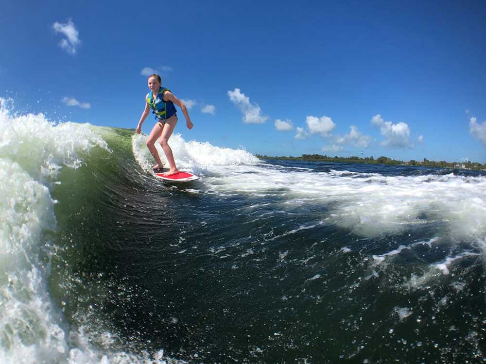 Girl on a Wave - Global Boarding, Sag Harbor