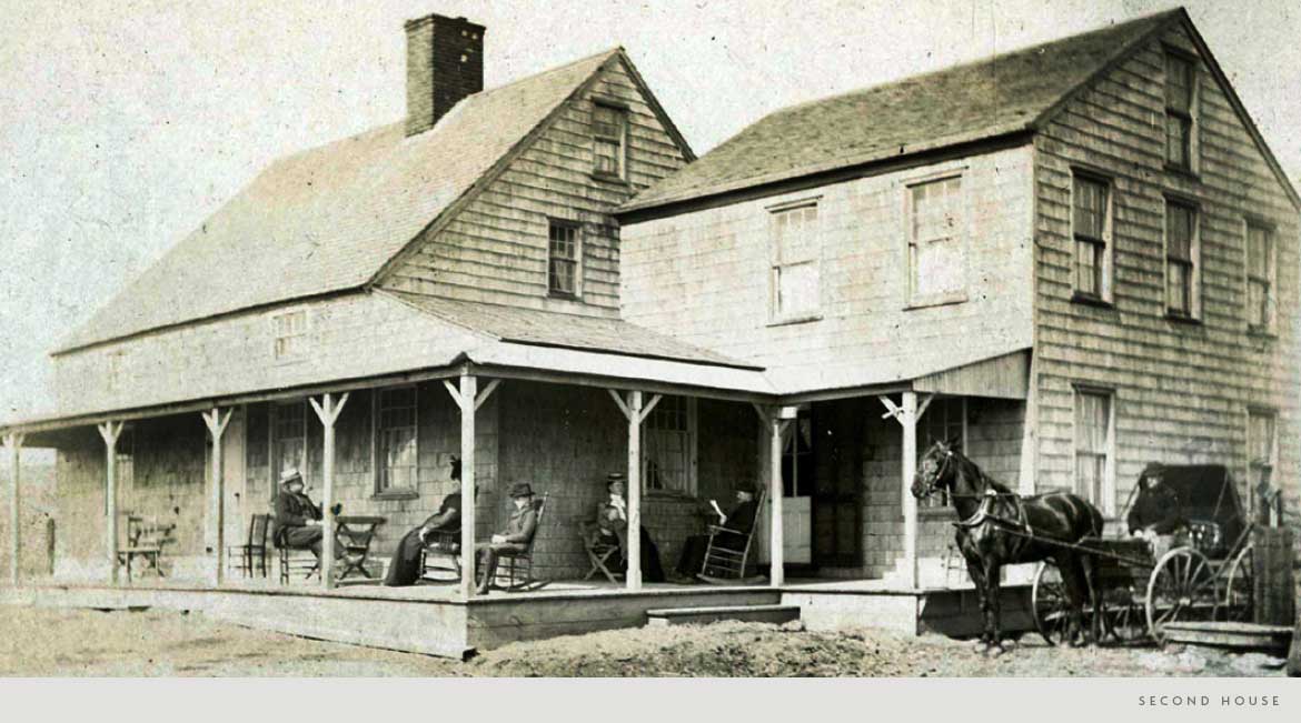 Montauk NY Second House - Historic Photo Montauk NY Second House - Historic Photo