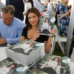 Alec and Hilaria Baldwin with their Books at Authors Night 2017 - Photo by Leigh Anderson for LIPulse