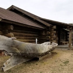 Exterior Photo of Shinnecock Nation Cultural Center with Dugout Canoe (Ronnie B LoveLee)