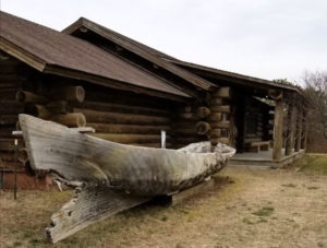 Exterior Photo of Shinnecock Nation Cultural Center with Dugout Canoe (Ronnie B LoveLee)