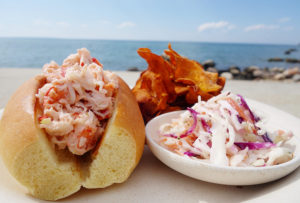 Lobster Roll at Duryea’s on the Dock in Montauk