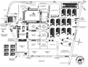 Hampton Classic Fairground Map