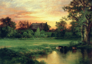 Thomas Moran Pastoral Painting of East Hampton