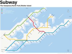 Dan’s Papers - Hamptons Subway Map