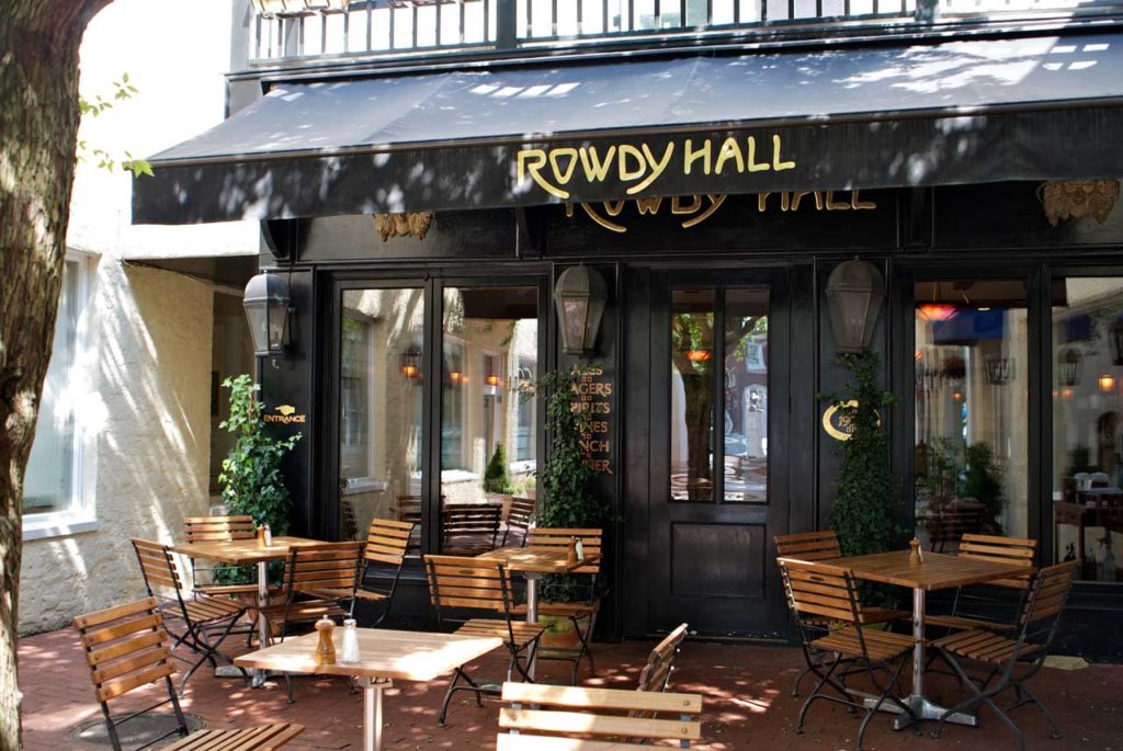 Rowdy Hall Exterior - In The Mews