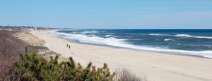 Umbrella Beach Montauk Autumn