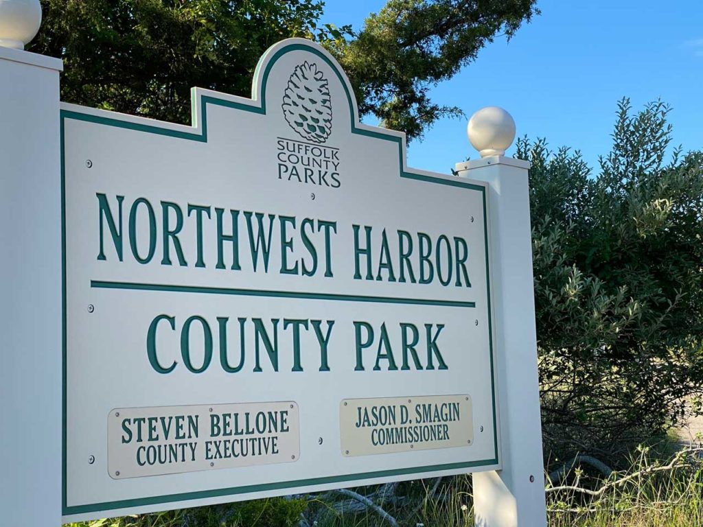 Northwest Harbor County Park Sign